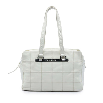 Chanel Chocolate Bar Caviar LAX Bowler Bag