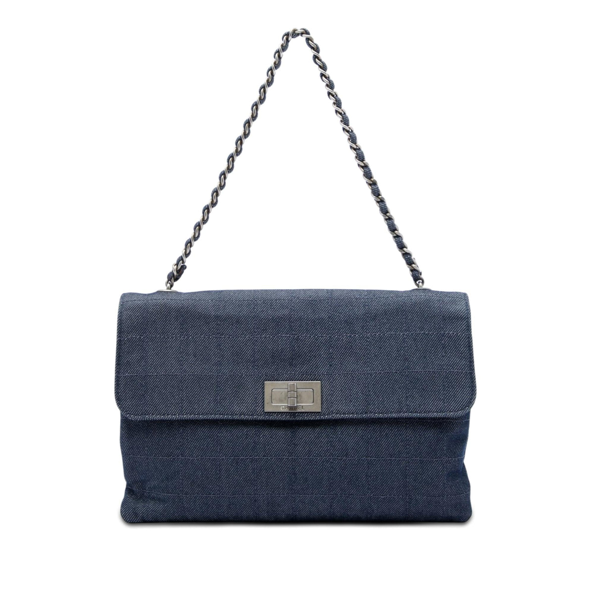 Chanel Chocolate Bar Denim Reissue 2.55 Flap