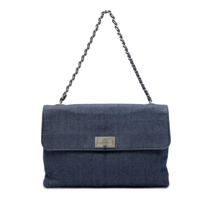 Chanel Chocolate Bar Denim Reissue 2.55 Flap