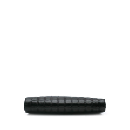 Chanel Chocolate Bar Lambskin Frame Clutch