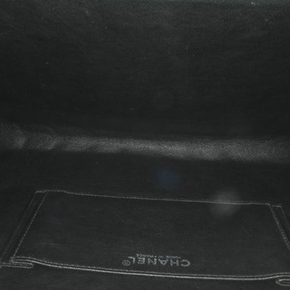 Chanel Chocolate Bar Lambskin Frame Clutch