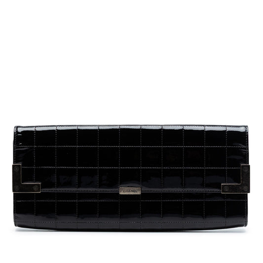 Chanel Chocolate Bar Patent Clutch