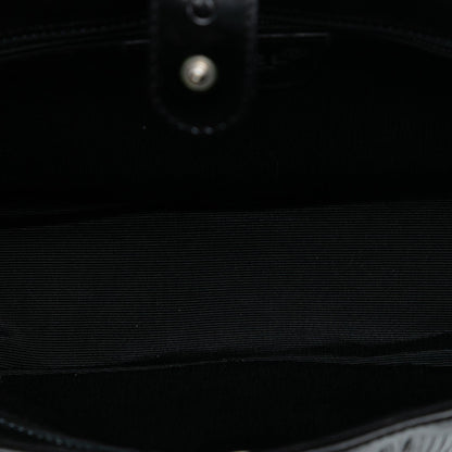 Chanel Chocolate Bar Printed Canvas Fringe Handbag