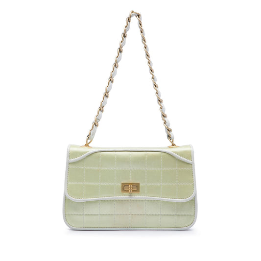 Chanel Chocolate Bar Satin Reissue 2.55 Single Flap
