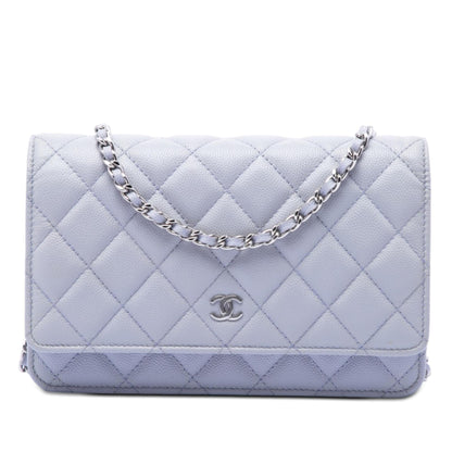 Chanel Classic Caviar Wallet On Chain