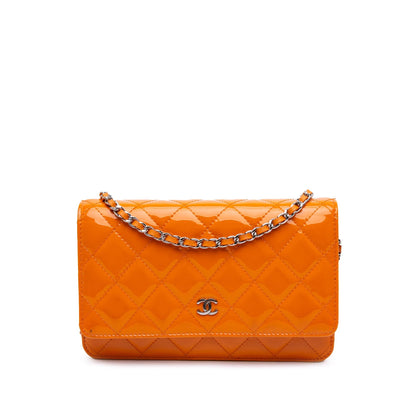 Chanel Classic Patent Wallet On Chain