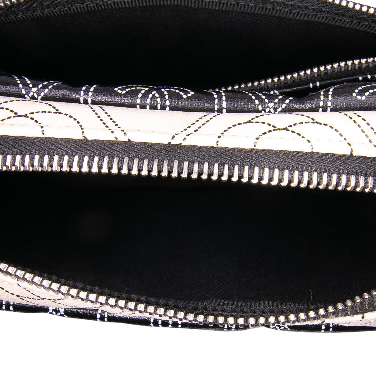 Chanel Coated Canvas Camellia Logo Camera Bag