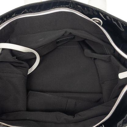 Chanel Coated Canvas La Pausa Bay Shopping Satchel