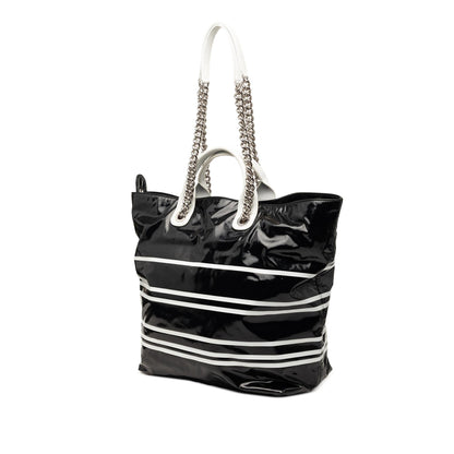 Chanel Coated Canvas La Pausa Bay Shopping Satchel