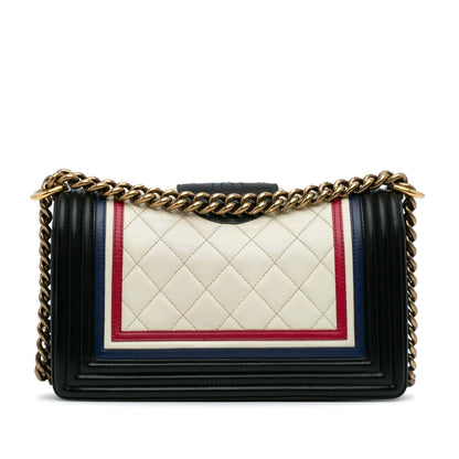 Chanel Crest-Embellished Medium Boy Bag