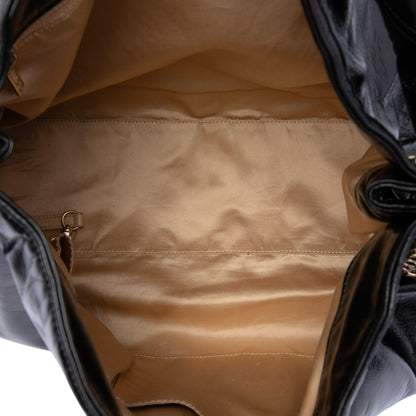 Chanel Crinkled Patent Rodeo Drive Tote