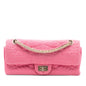 Chanel Croc Quilted Jersey Reissue 2.55 East West Double Flap