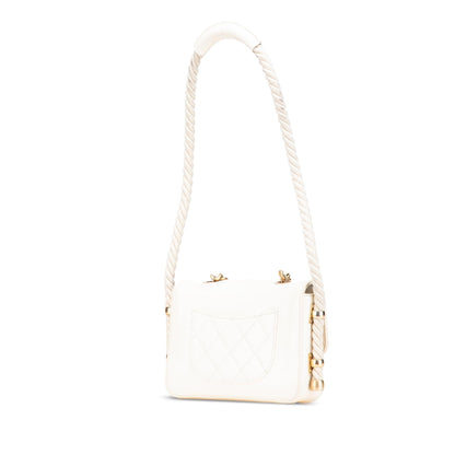 Chanel Crumpled Calfskin En Vogue Rope Flap
