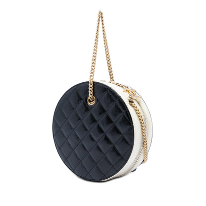 Chanel Crumpled Calfskin En Vogue Round Bag