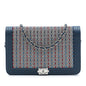 Chanel Crystal Embellished Lambskin Boy Wallet On Chain