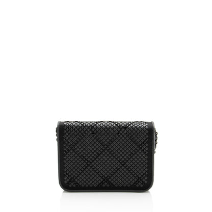 Chanel Crystal Satin Mini Chain Crossbody