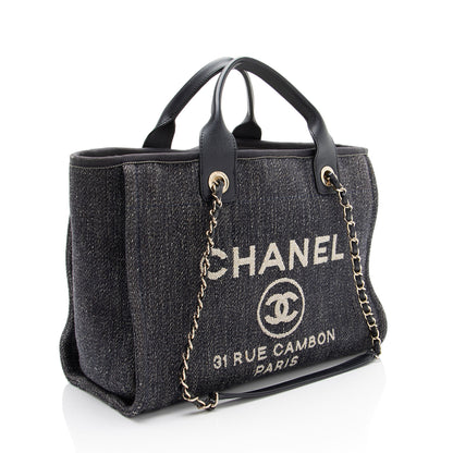 Chanel Denim Deauville Small Tote