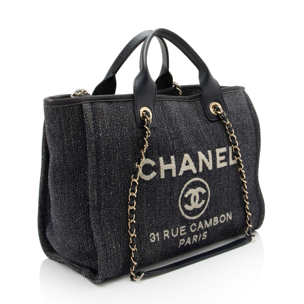 Chanel Denim Deauville Small Tote