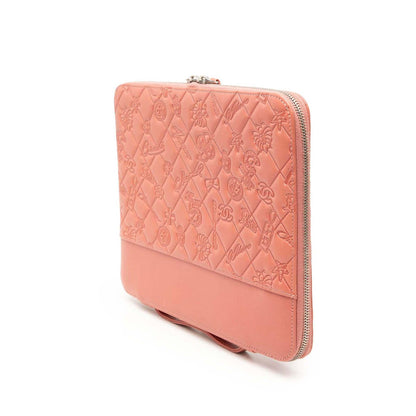 Chanel Embossed Lambskin Lucky Symbols iPad Case