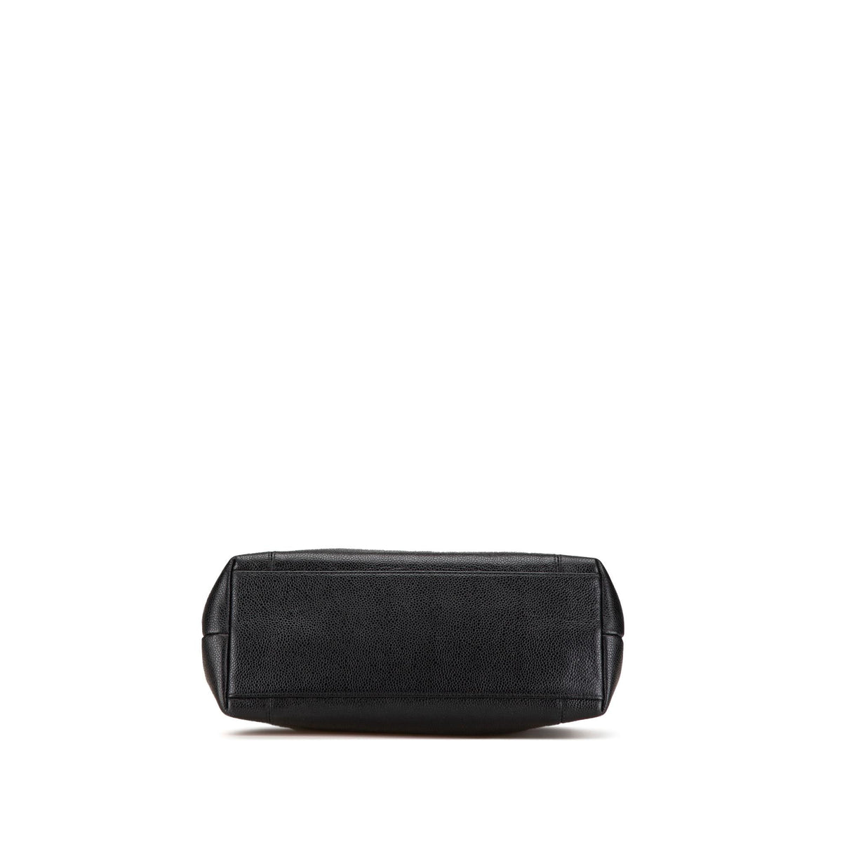 Chanel Embroidered Caviar Logo Shoulder Bag