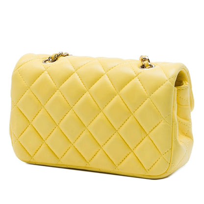 Chanel Extra Mini Rectangular Classic Lambskin Single Flap