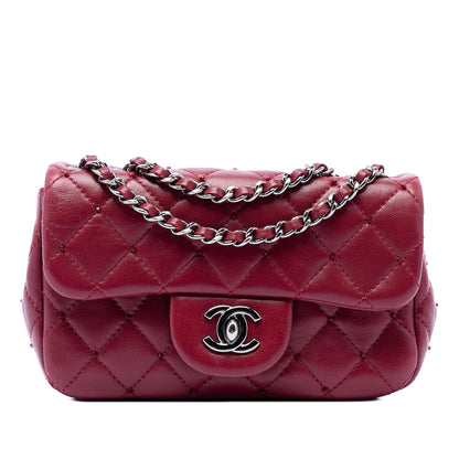 Chanel Extra Mini Rectangular Classic Lambskin Single Flap