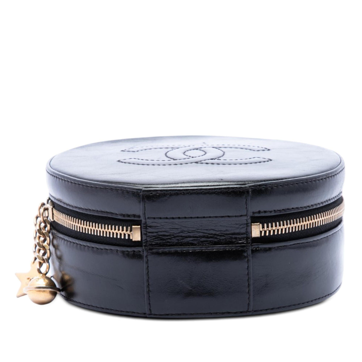 Chanel Glazed Calfskin Round As Earth Evening Bag