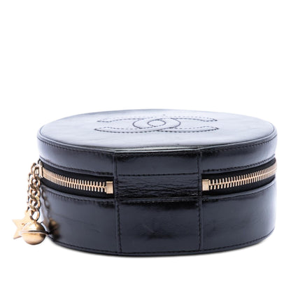 Chanel Glazed Calfskin Round As Earth Evening Bag