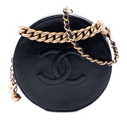 Chanel Glazed Calfskin Round As Earth Evening Bag