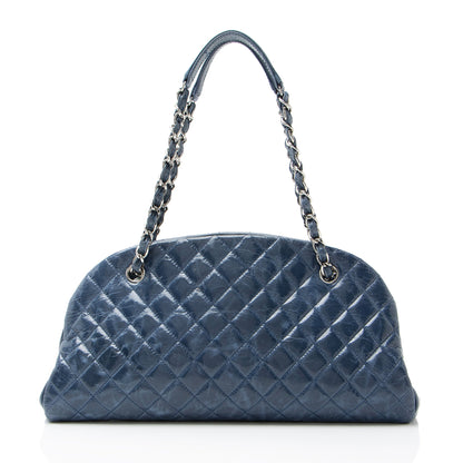 Chanel Glazed Leather Just Mademoiselle Bowler Bag