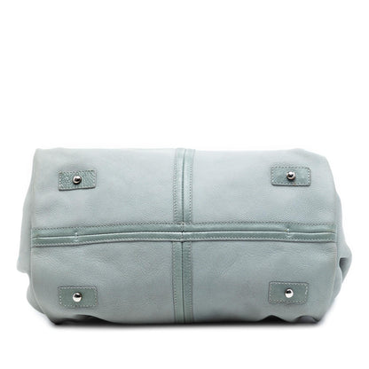 Chanel Grained Nubuck Camellia Patch Shopping Tote