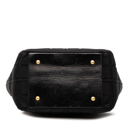 Chanel Jersey CC Chocolate Bar Shoulder Bag