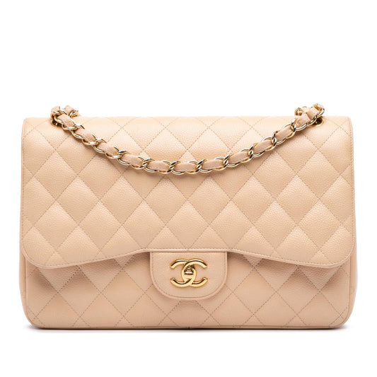 Chanel Jumbo Classic Caviar Double Flap