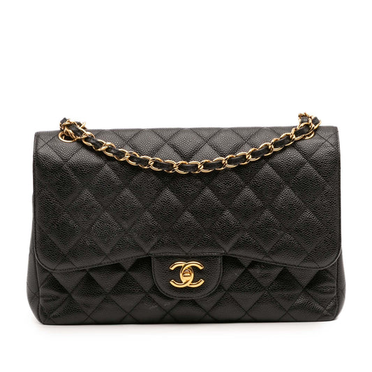 Chanel Jumbo Classic Caviar Double Flap