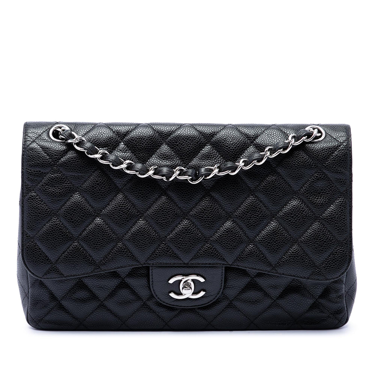 Chanel Jumbo Classic Caviar Double Flap