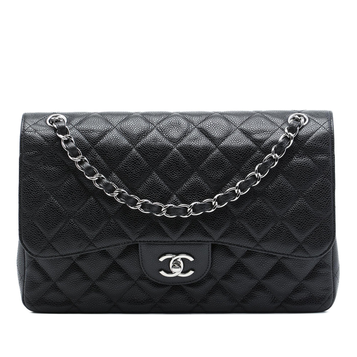 Chanel Jumbo Classic Caviar Double Flap