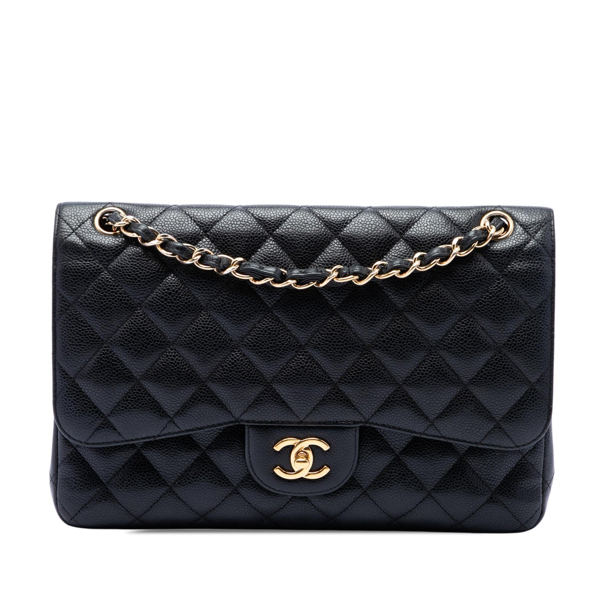 Chanel Jumbo Classic Caviar Double Flap
