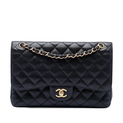 Chanel Jumbo Classic Caviar Double Flap