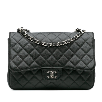 Chanel Jumbo Classic Caviar Single Flap