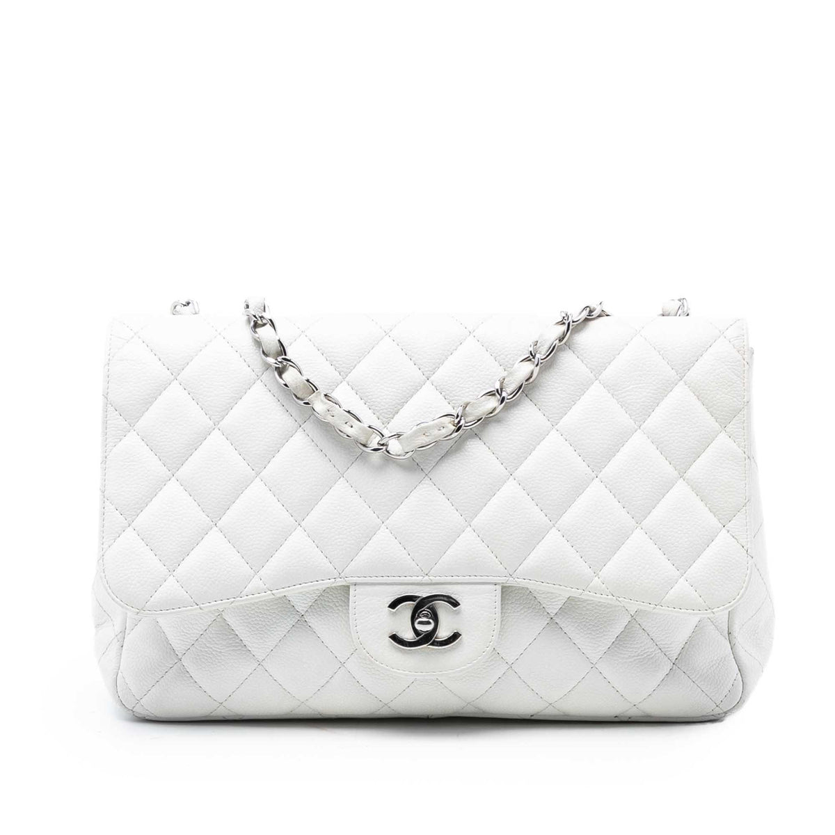 Chanel Jumbo Classic Caviar Single Flap