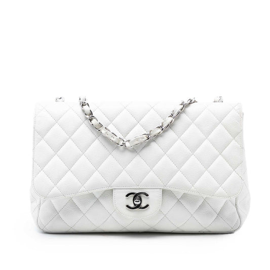 Chanel Jumbo Classic Caviar Single Flap