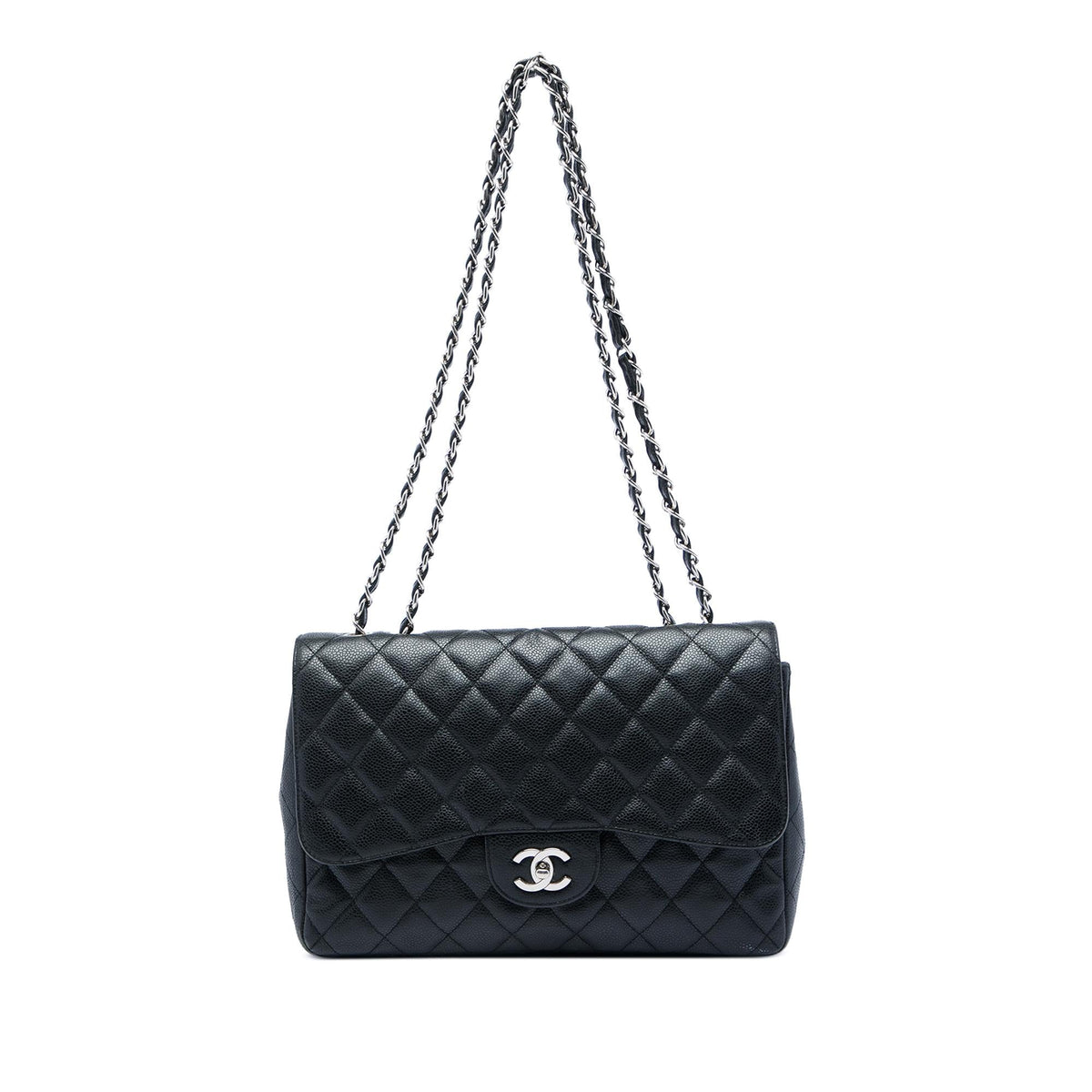 Chanel Jumbo Classic Caviar Single Flap