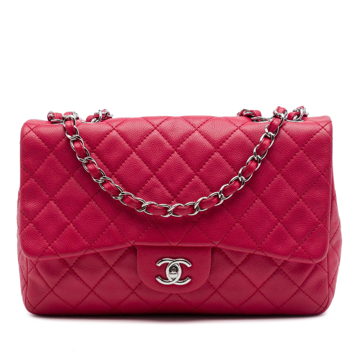 Chanel Jumbo Classic Caviar Single Flap