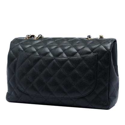 Chanel Jumbo Classic Caviar Single Flap