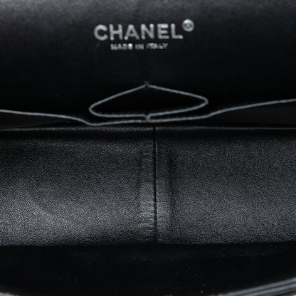 Chanel Jumbo Classic Chevron Lambskin So Black Double Flap