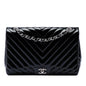 Chanel Jumbo Classic Chevron Patent Single Flap