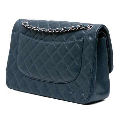 Chanel Jumbo Classic Iridescent Caviar Double Flap