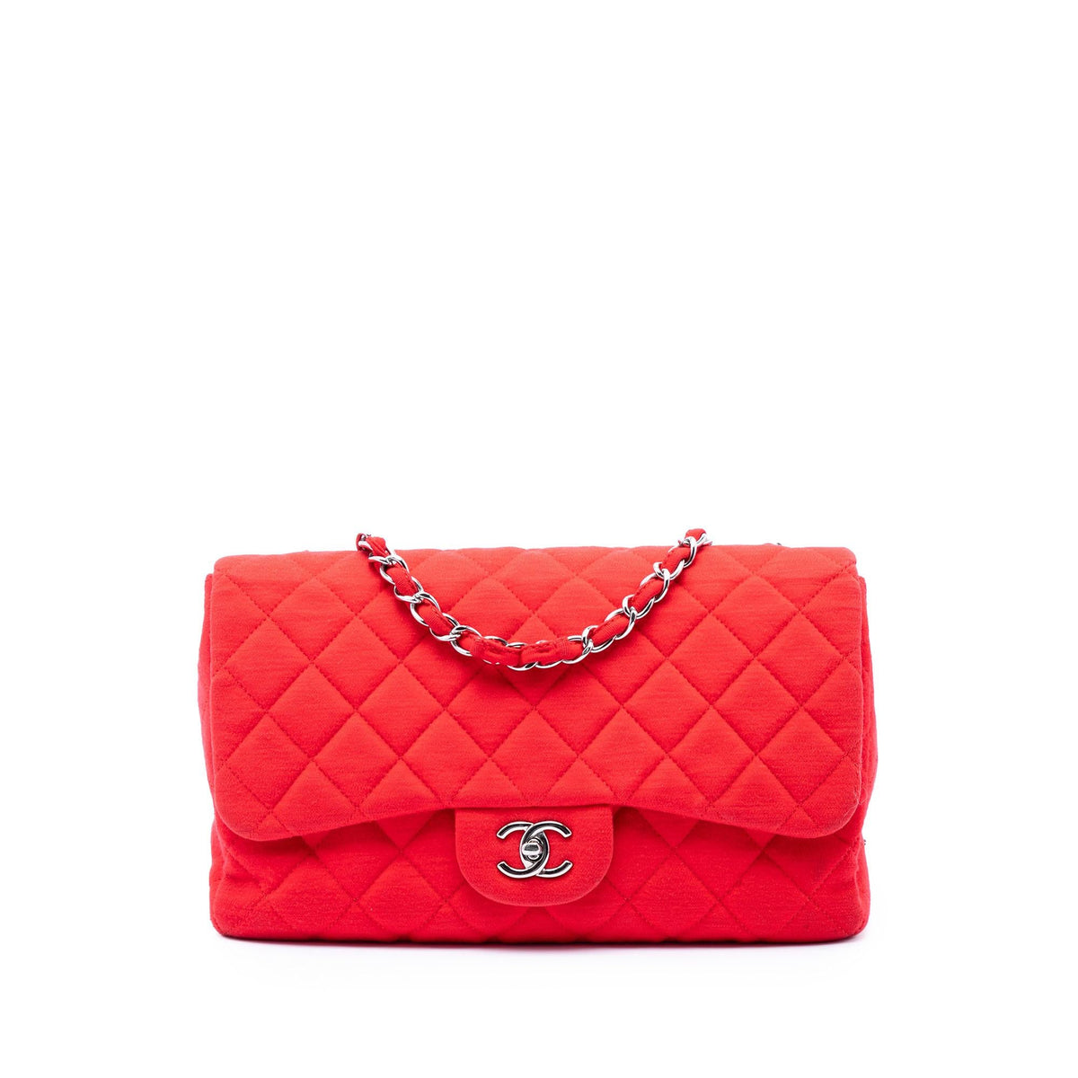 Chanel Jumbo Classic Jersey Single Flap