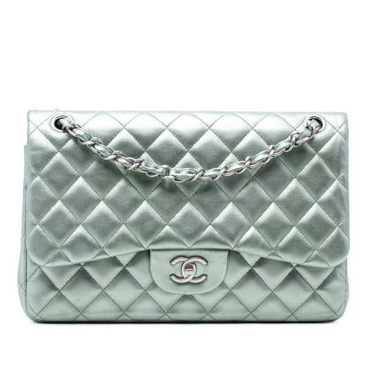 Chanel Jumbo Classic Metallic Lambskin Double Flap