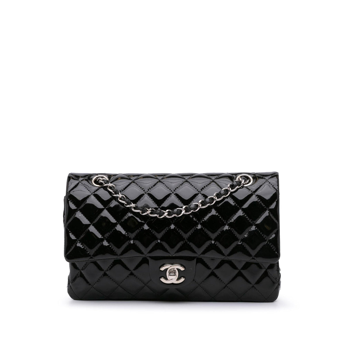 Chanel Jumbo Classic Patent Double Flap